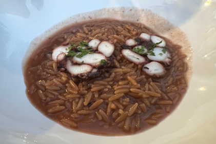 Octopus risotto.HEIC