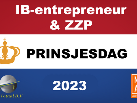 Prinsjesdag 2023 as an IB entrepreneur