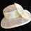 Thumbnail: Off white sinamay hat
