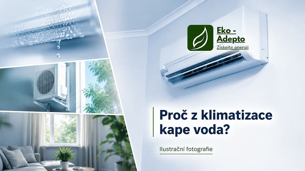 Proč z klimatizace kape voda? Nejčastější příčiny z praxe, chyby montáže i rady, kdy už volat servis.
