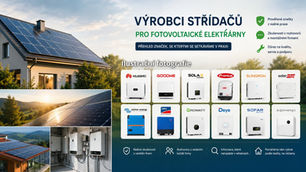Přehled výrobců střídačů pro fotovoltaiku z praxe montážních firem. Huawei, GoodWe, SolaX, Fronius i další značky.