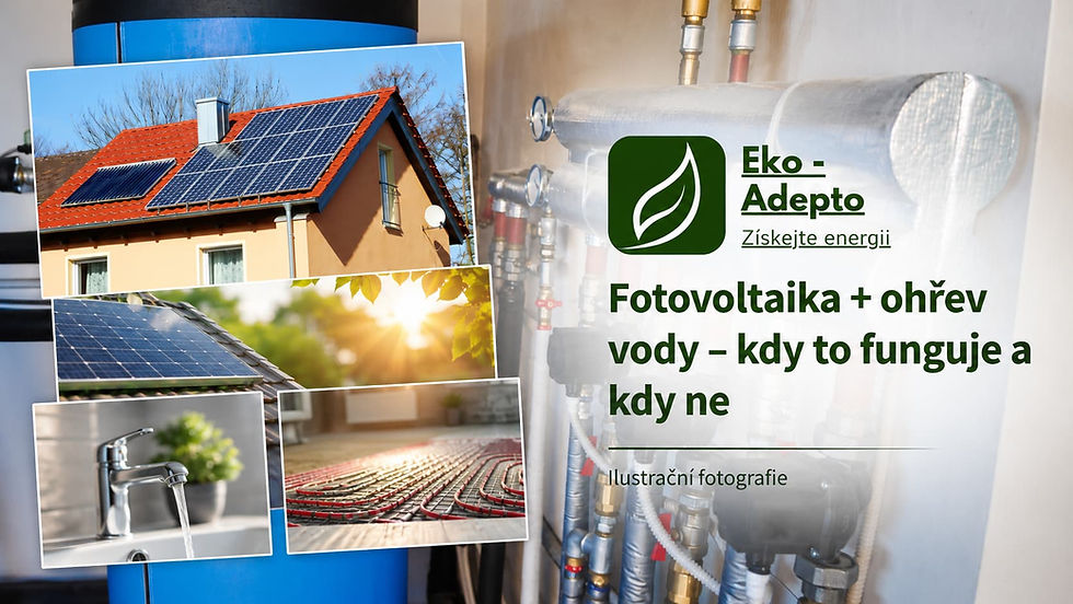 Kdy se vyplatí fotovoltaika na ohřev vody a kdy ne? Praktické zkušenosti z montáží, časté chyby a realita provozu.