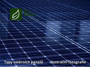 Typy solárních panelů pro vaše úspory