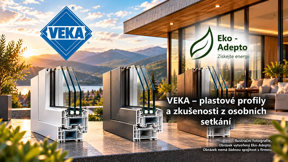 VEKA a zkušenosti z osobních setkání Eko-Adepto. Plastové profily SOFTLINE 70, 76 a 82, rozdíly systémů a firmy, které s VEKA pracují.