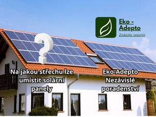 Na jakou střechu lze umístit solární panely