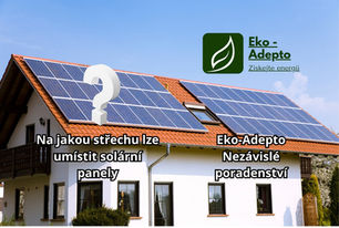 Na jakou střechu lze umístit solární panely