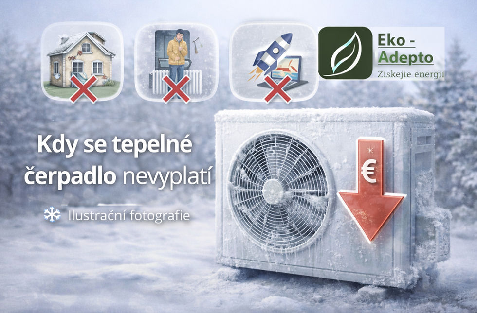 Kdy se tepelné čerpadlo technicky nebo ekonomicky nevyplatí? Článek vychází ze zkušeností z osobních setkání s montážními firmami.