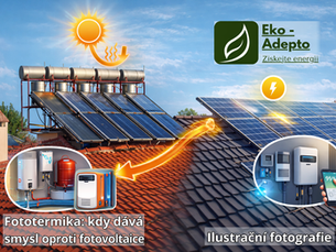 Kdy dává fototermika větší smysl než fotovoltaika? Srovnání na základě zkušeností montážních firem z praxe.