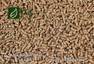 Kolik se spálí pelet za zimu