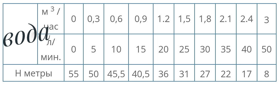 Миниатюра: Характеристики Насос вихревой PKm 65 PEDROLLO