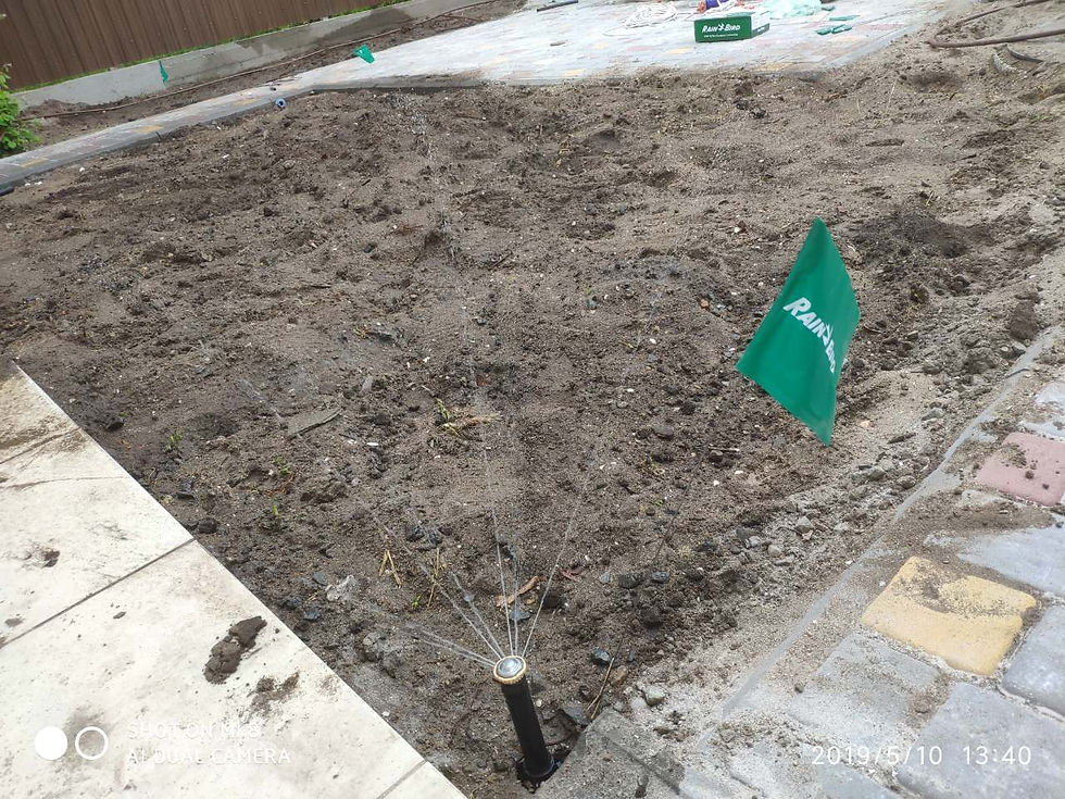 Монтаж системи поливу