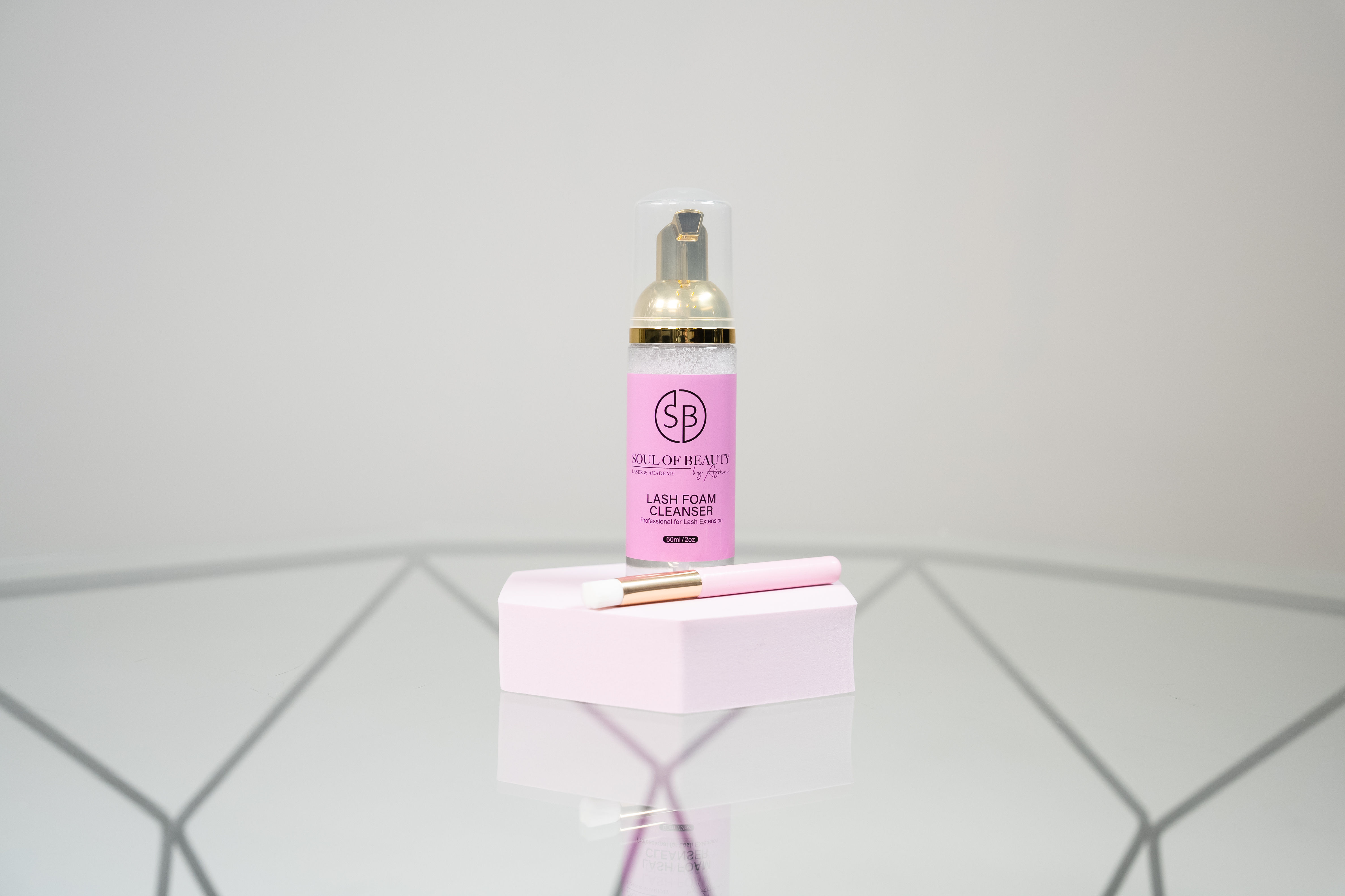 60 ml / 2 oz Wimpernshampoo – Schäumender Cleanser für Wimpernverlängerungen