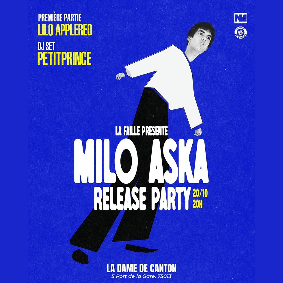 MILO ASKA - Release Party x 1ère partie Lilo Applered