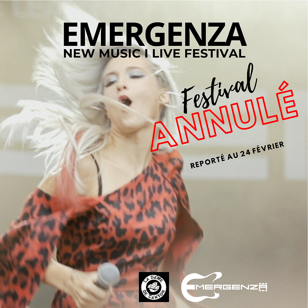 Annulation EMERGENZA Live Festival