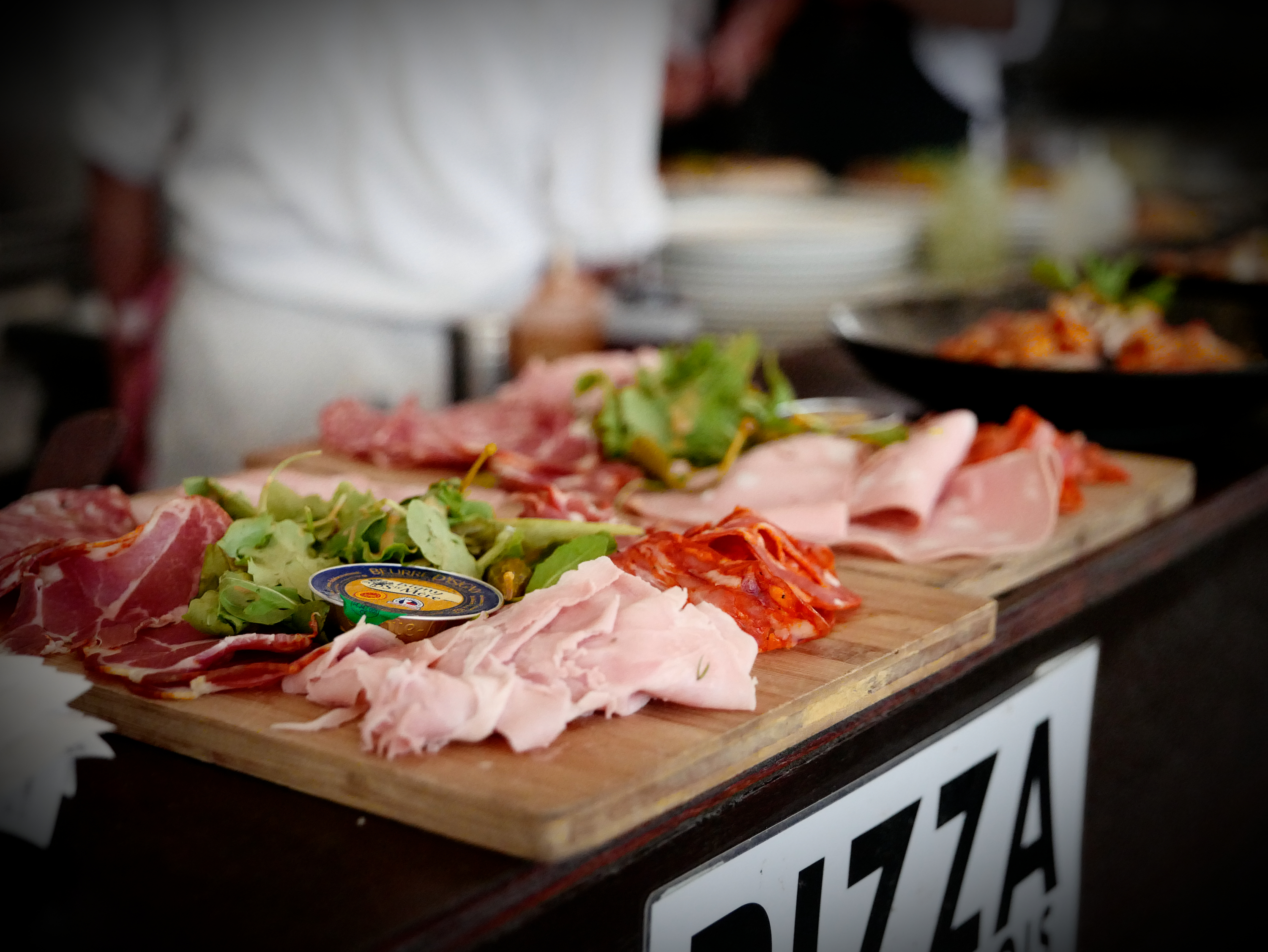 Arranged Food and Objects