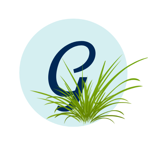 Letter G with Grass