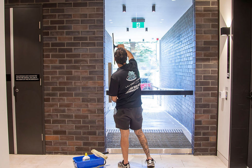 Cleaning Team at Work