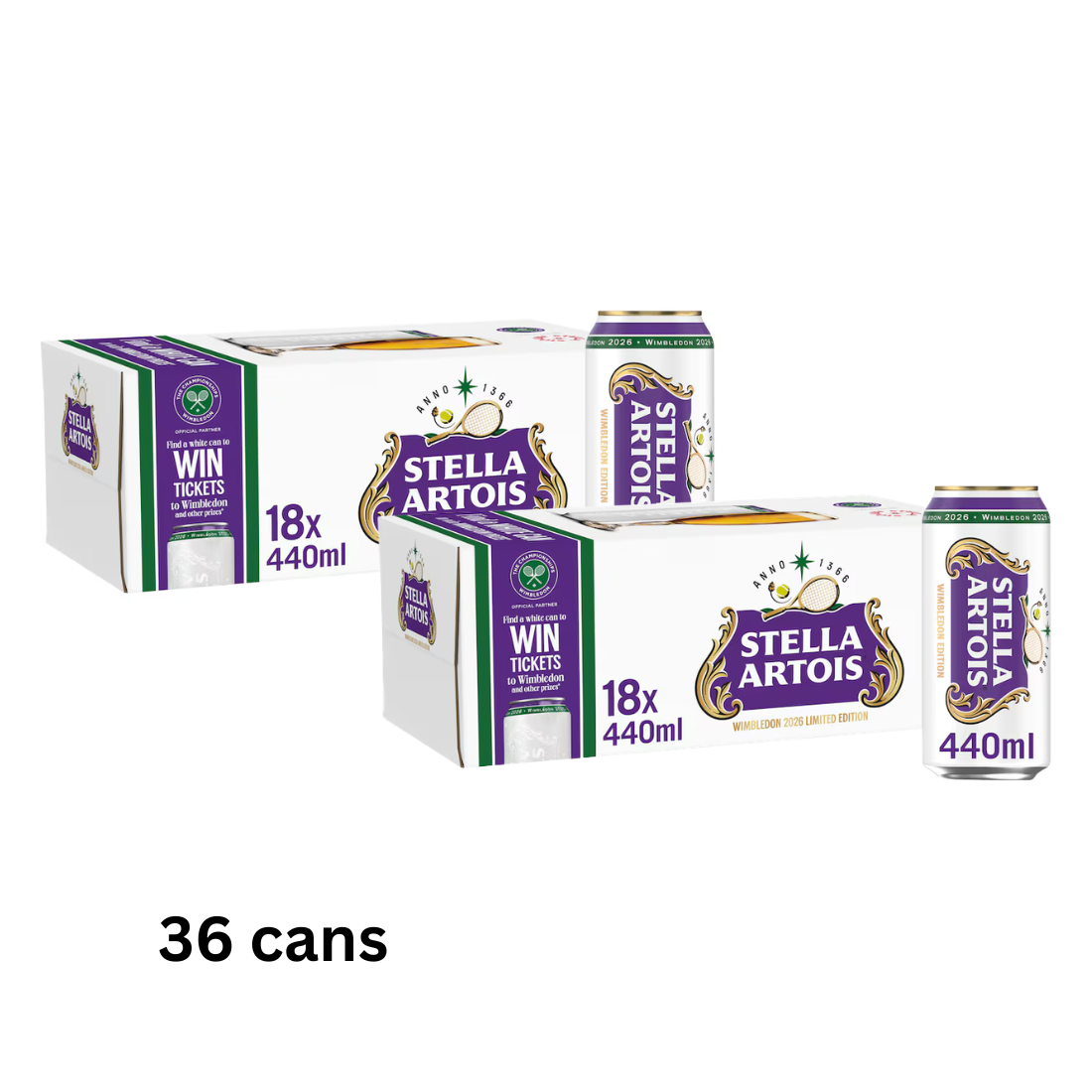Stella Artois Lager 36 X 440ml
