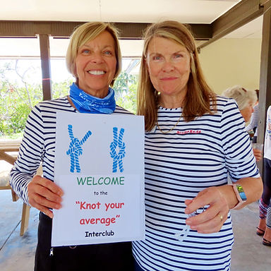 FWSA President Pam Miller and Bitter Ends Interclub Chair Lisa Meacock
