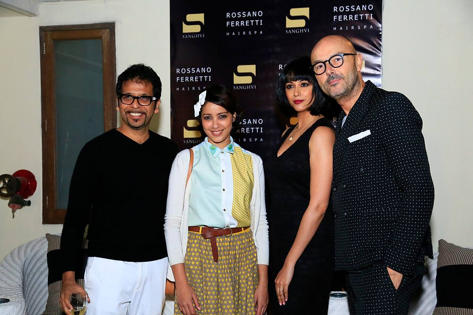 With Darshan Sanghvi Rossano and designer Nida Mahmood