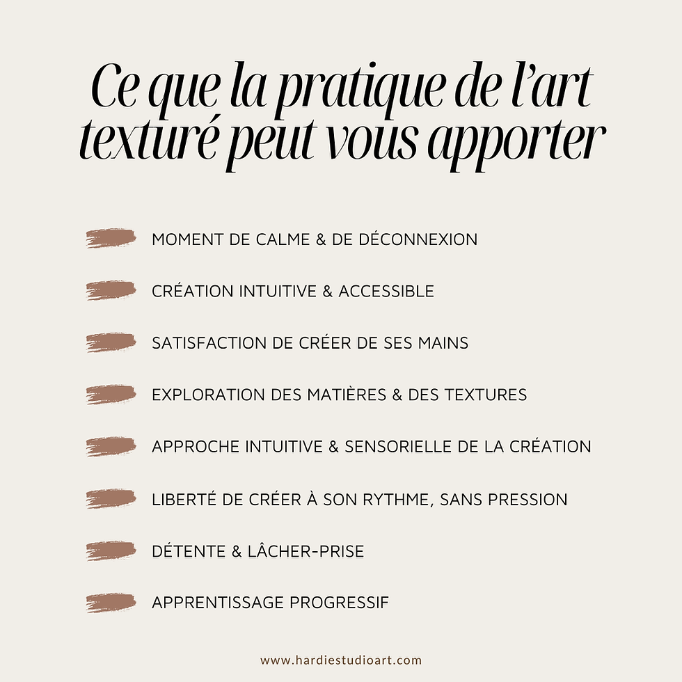 Miniature : Créer des tableaux texturés en relief - Guide pas à pas