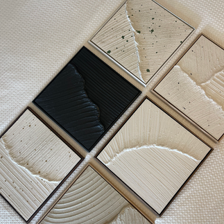 Tableaux édition limitée fragments d'art en texture et colorés