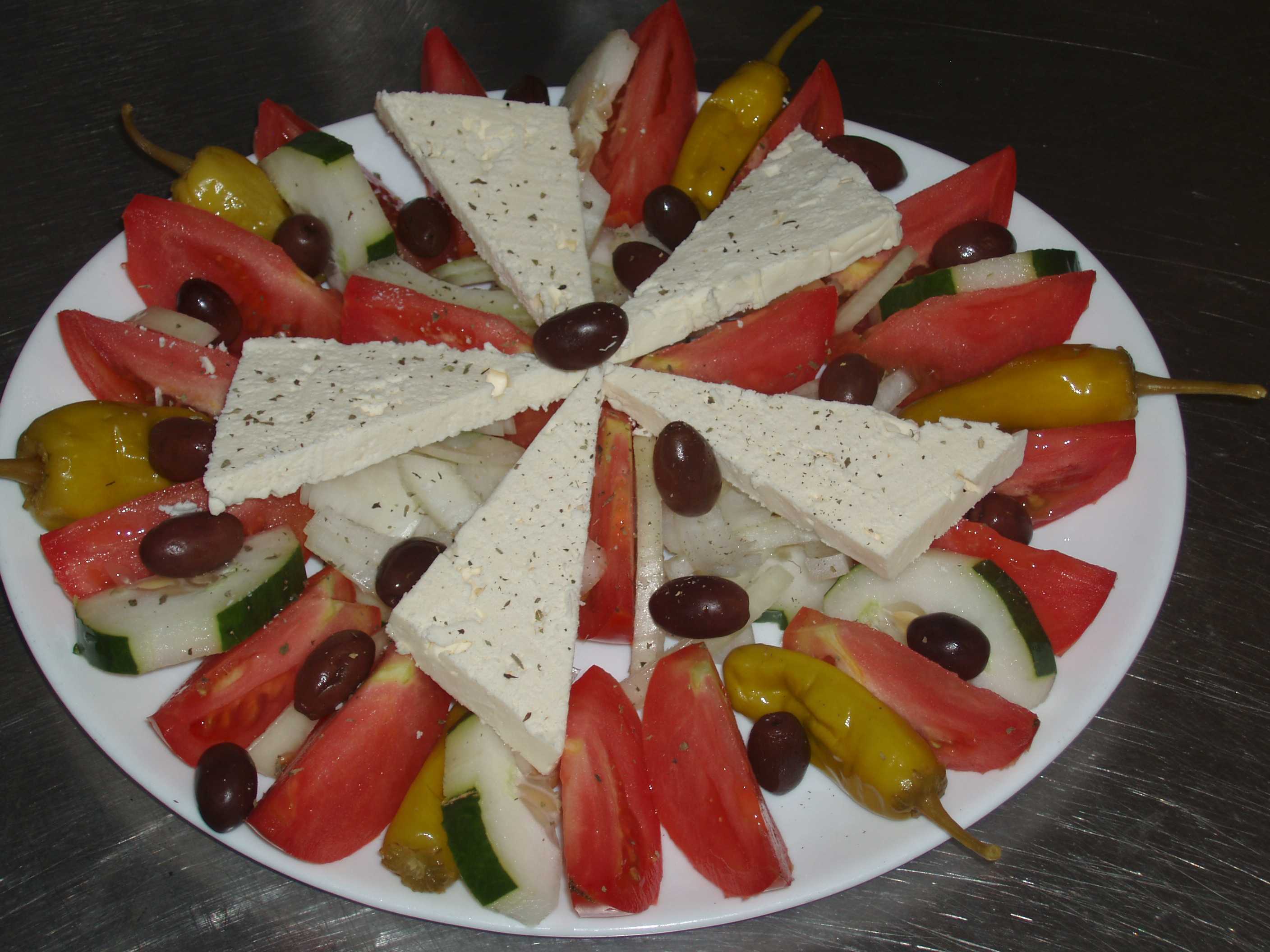 Arranged Food and Objects