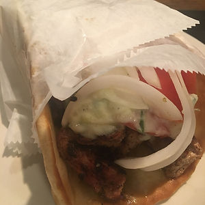 Pork Souvlaki Sandwich