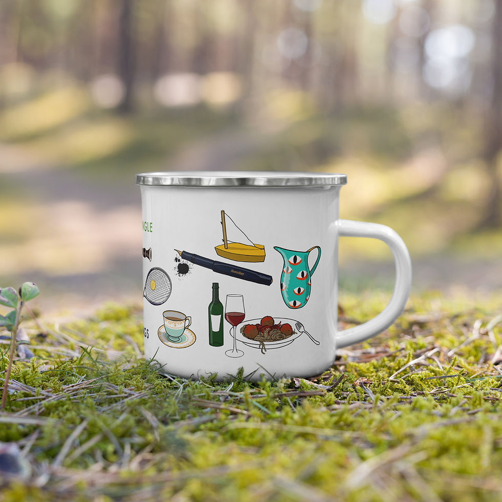 Thumbnail: Trinity Triangle Enamel Mug