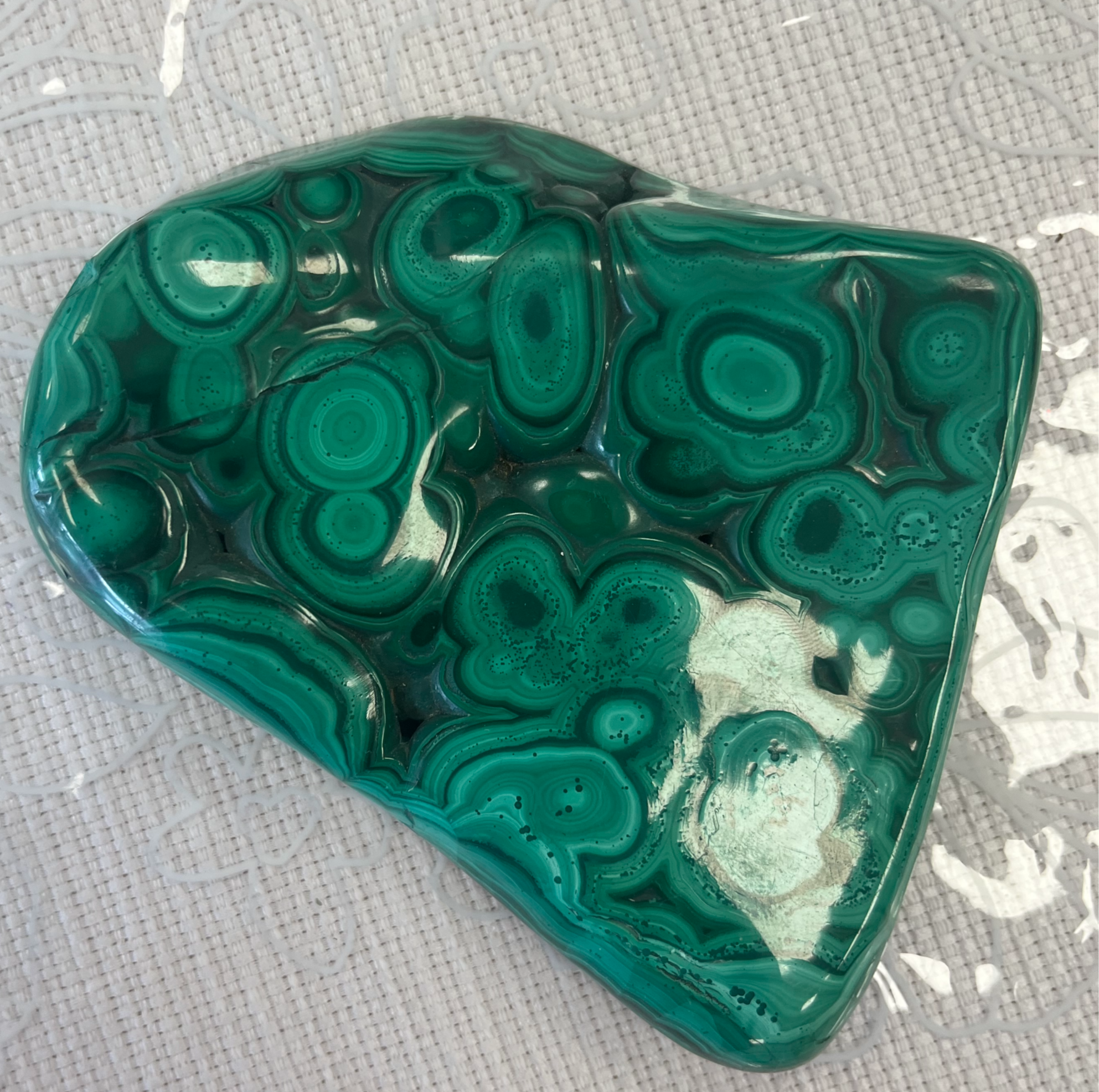 Polished Malachite Free-Form