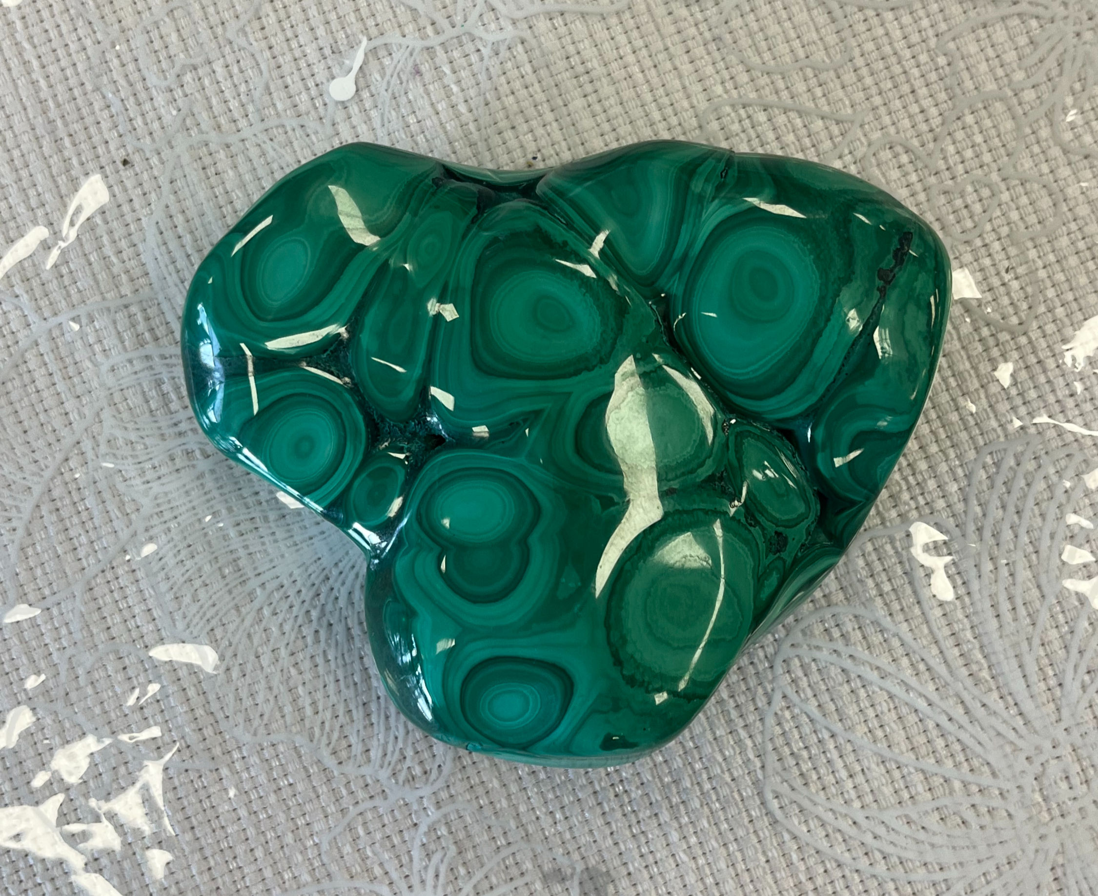 Polished Malachite Free-Form