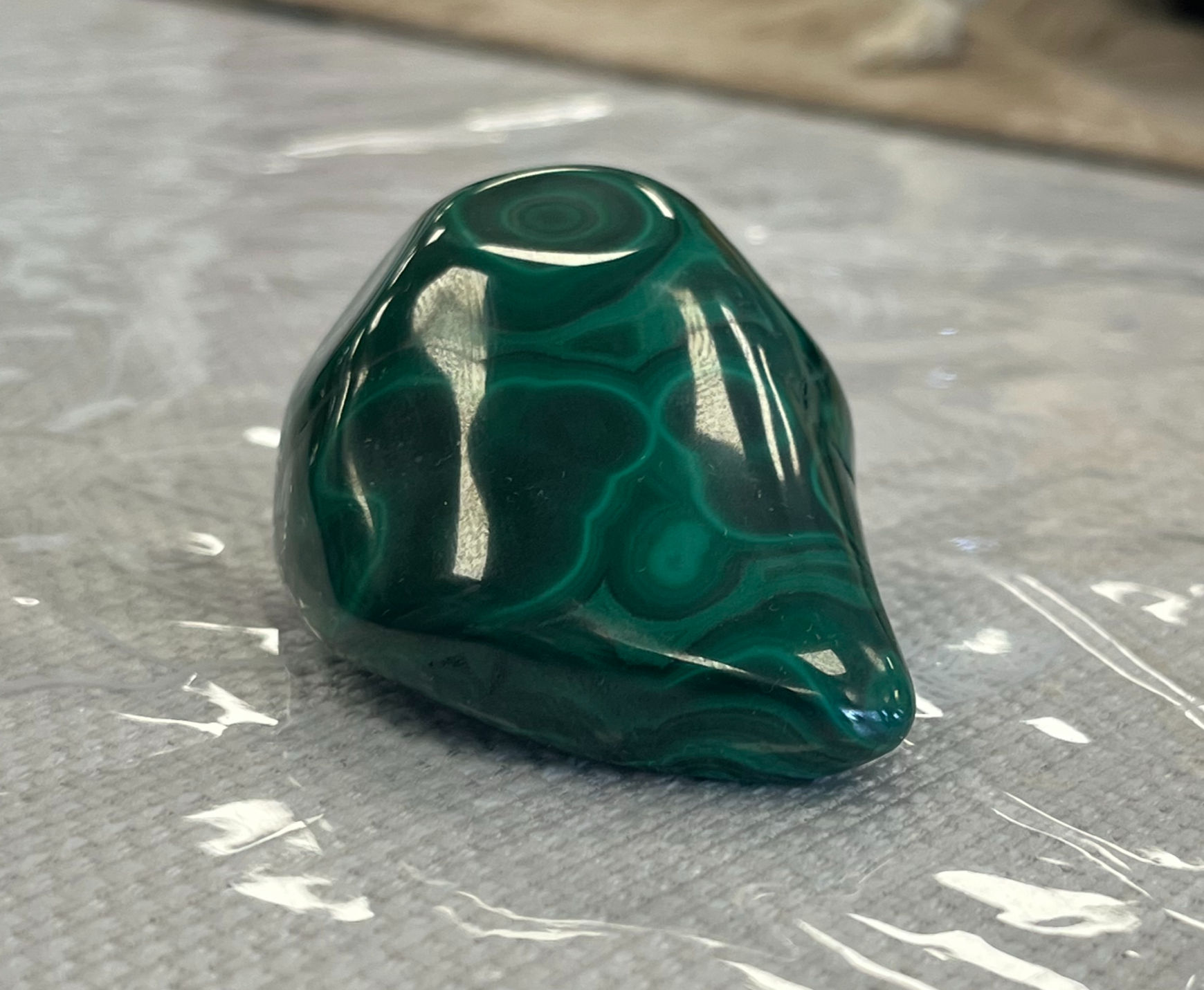 Polished Malachite Free-Form