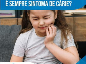 Dor de dente em criança é sempre sintoma de cárie?