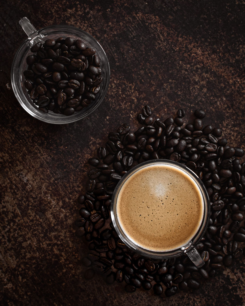 produktna fotografija - kava v zrnju