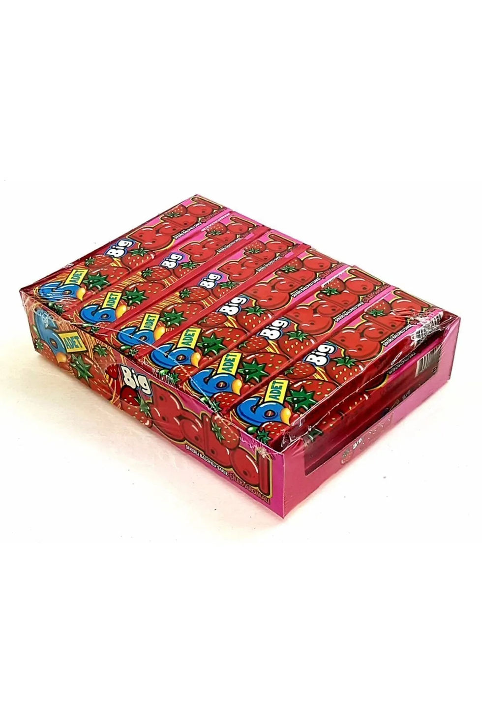 Big Babol Çilek Aromalı Sakız 6 Lı 25 gr (18 Adet)