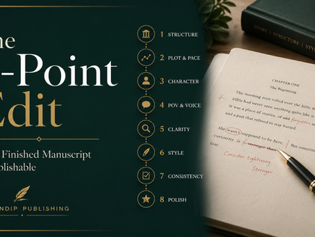 The 8-Point Edit: The Difference Between a “Finished” Manuscript and a Publishable One