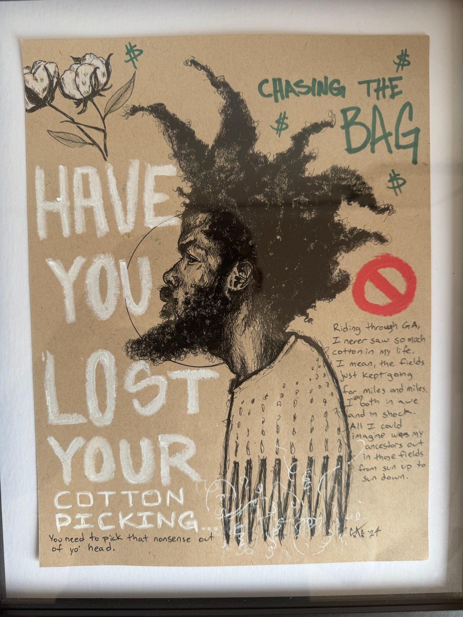 The Bag is Made Out of Cotton