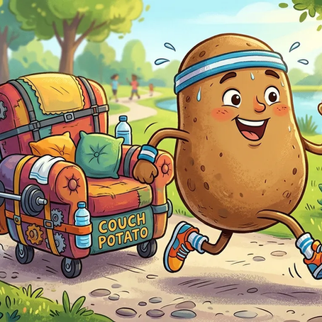 Active couch potato