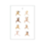 サムネイル： YOGA PRINTS Marie Jørgensen ヨガプリント A5サイズ