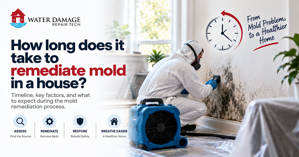How Long Does It Take to Remediate Mold in a House?