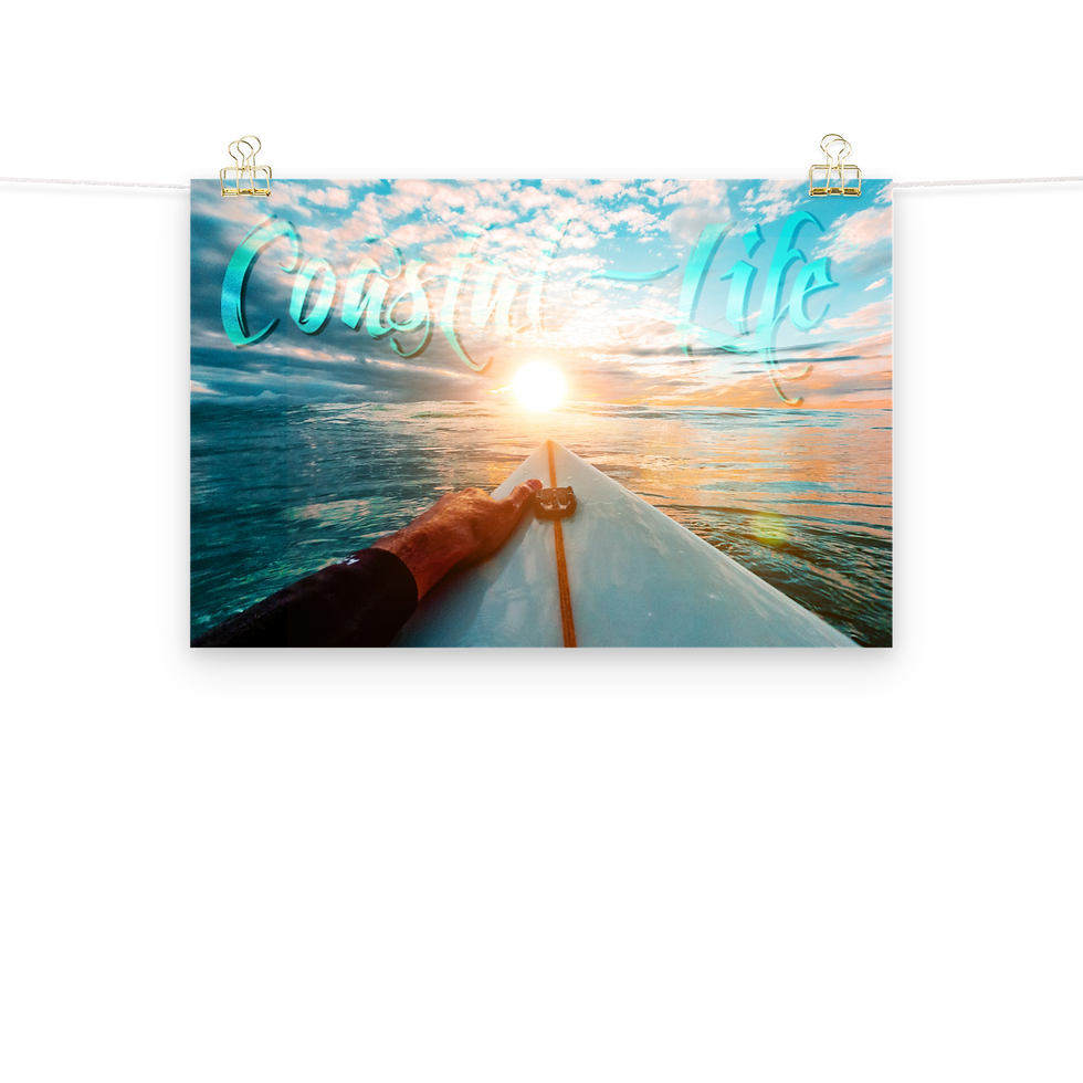Coastal Life® Surf5 Poster