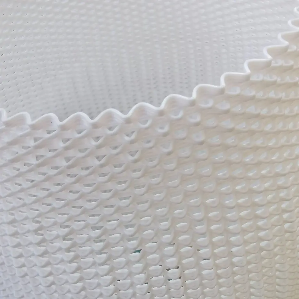 Thumbnail: 3D geprinte Halo Mesh draadloze lamp