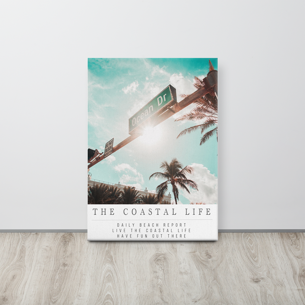 Thumbnail: Coastal Life® Beach Report Dunne Canvas