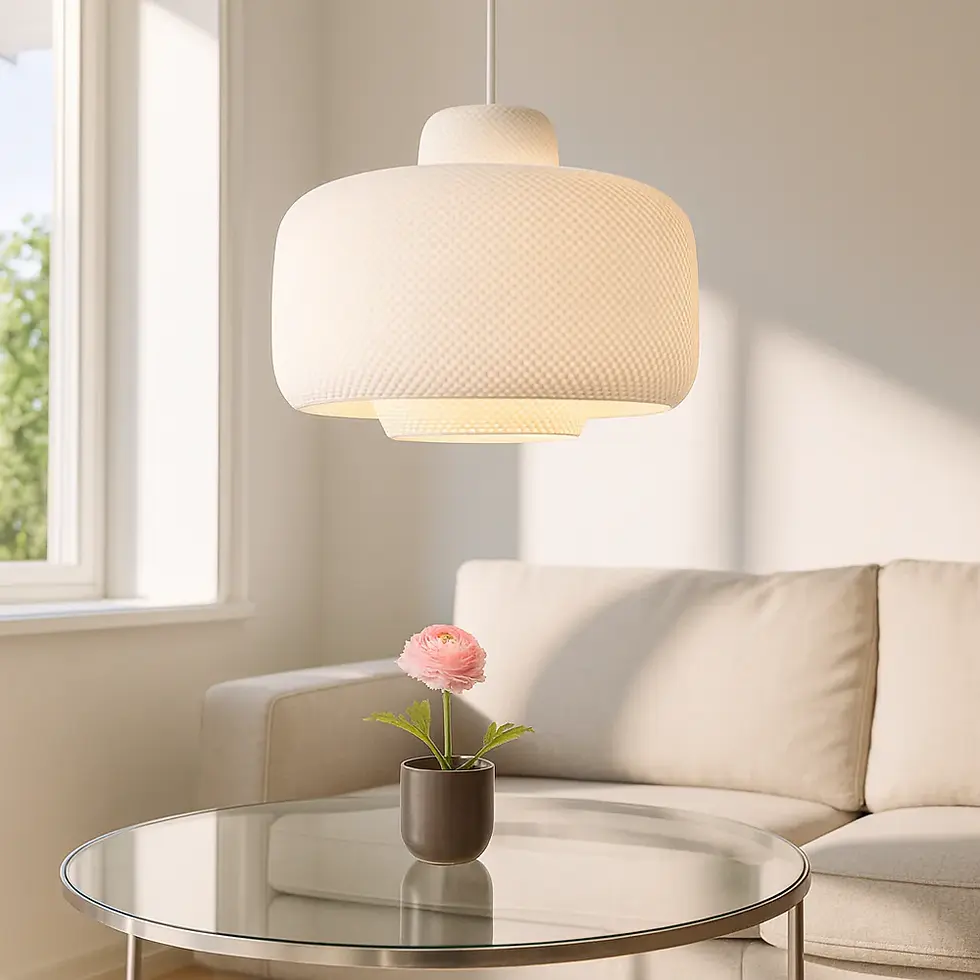Thumbnail: 3D geprinte Aurora Dome hanglamp