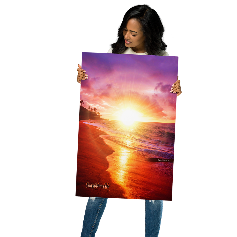 Coastal Life® Kauai Metalen prints