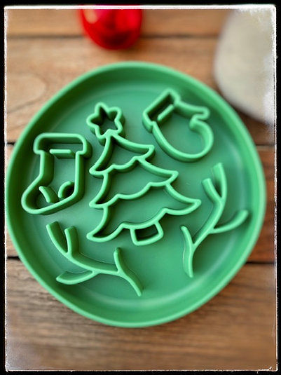 Kerst Slowfeeder voor de hond-Groen