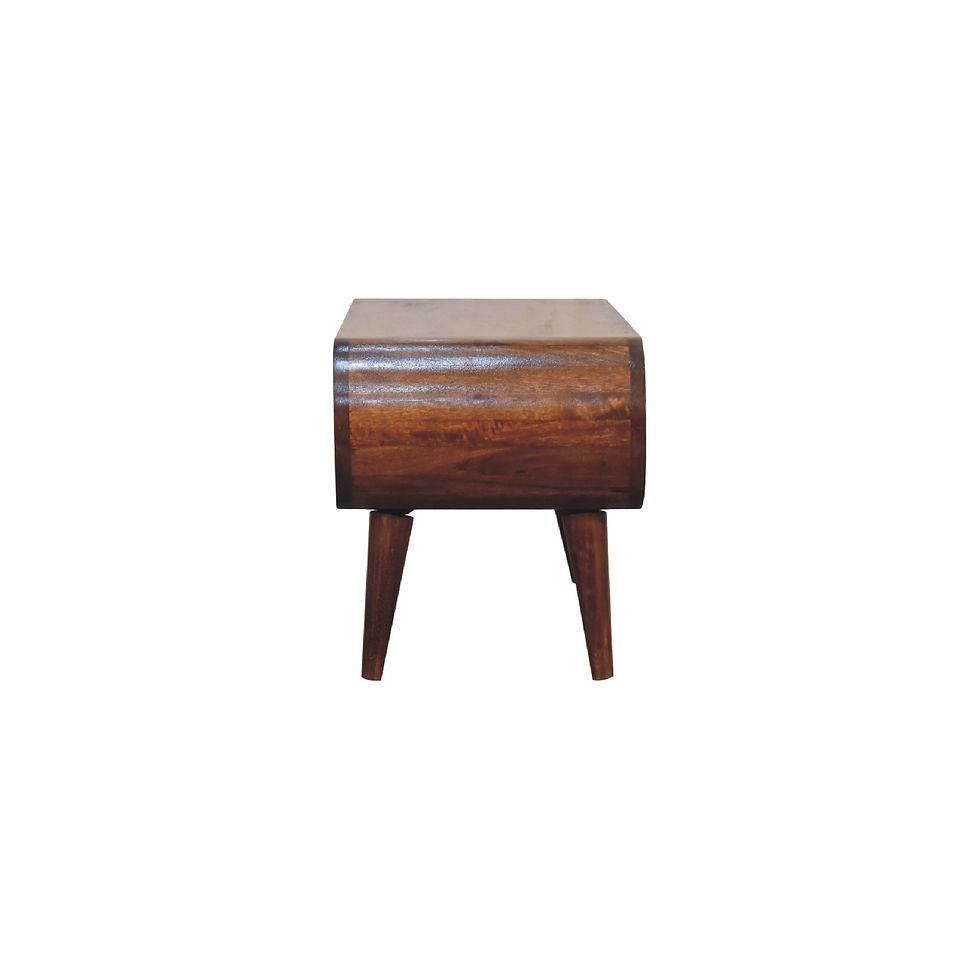 Thumbnail: Amaya Nordische Stijl Kastanje houten Salontafel