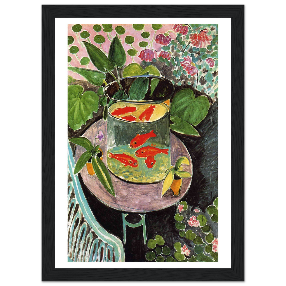 Thumbnail: Poster van Henri Matisse, het werk Goldfish