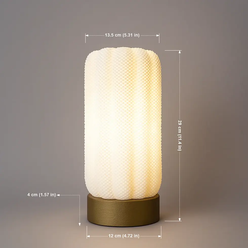 Thumbnail: 3D geprinte Draadloze Lumacore lamp
