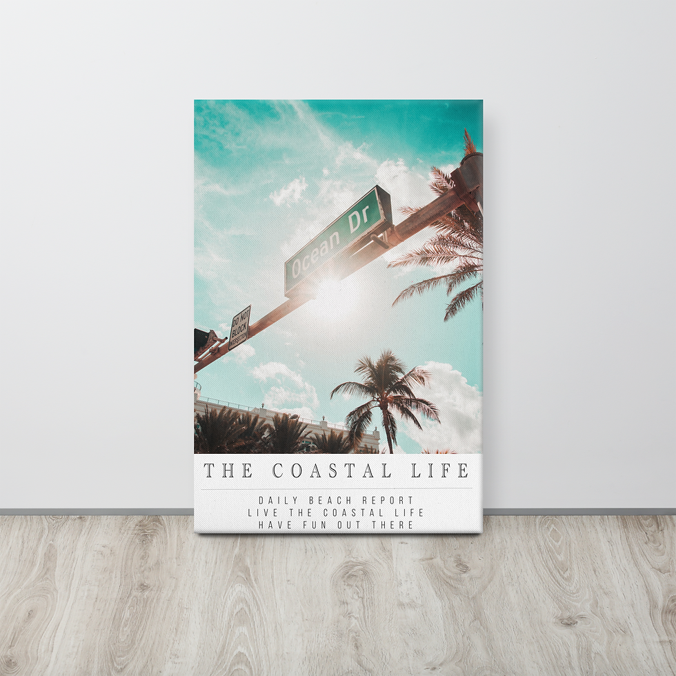 Thumbnail: Coastal Life® Beach Report Dunne Canvas